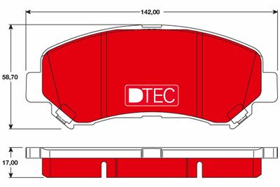 Pastiglie freno dtec anteriore auto / auto