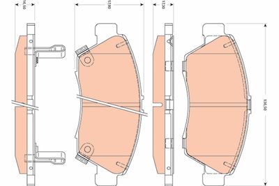 Pastiglie freno anteriore Honda civic VII 2006 ->
