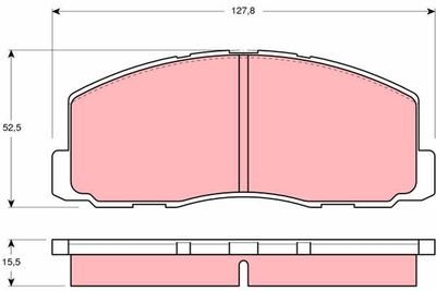 Pastiglie freno anteriore Mitsubishi lancer III estate 1987 1987