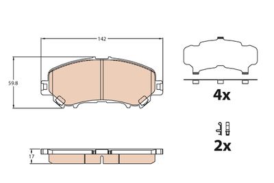 Pastiglie freno anteriore BMW / auto 2013 >>