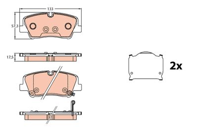 Pastiglie freno posteriore Hyundai Hyundai H350 2015 >>