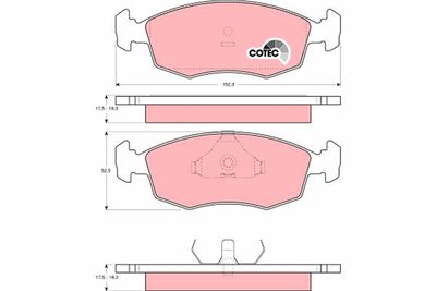 Pastiglie freno anteriore Ford sierra 1988 1993