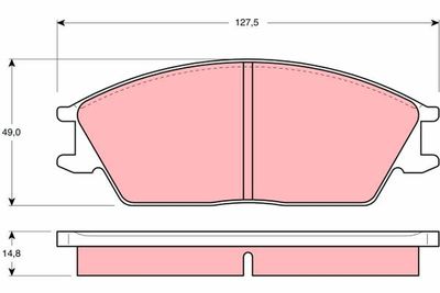 Pastiglie freno anteriore Hyundai pony/excel saloon 1990 1995
