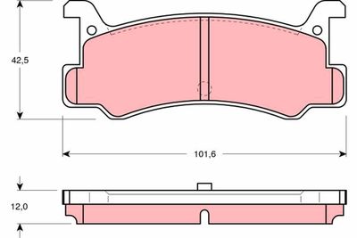 Pastiglie freno posteriore Daihatsu charade IV 1997 1999