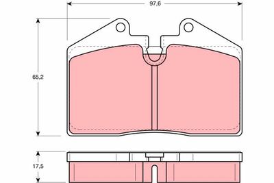 Pastiglie freno anteriore posteriore Ferrari 348 ts 1990 1993