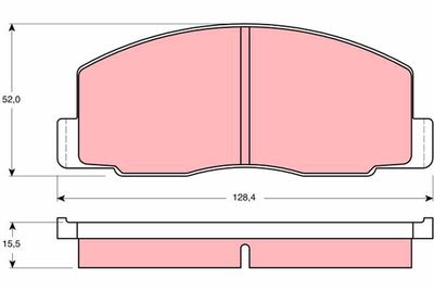 Pastiglie freno anteriore Toyota liteace bus 1992 1995