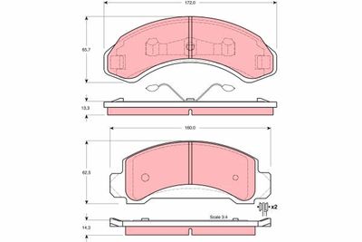 Pastiglie freno anteriore Ford usa explorer 1993 ->