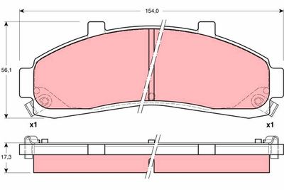 Pastiglie freno anteriore Ford usa explorer 1998 ->
