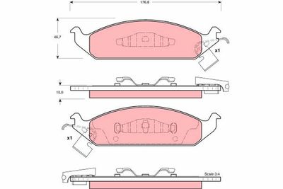 Pastiglie freno anteriore Chrysler cirrus 1994 2000