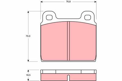 Pastiglie freno anteriore Volkswagen Transporter T3 box 1982 1992
