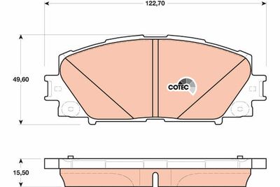 Pastiglie freno anteriore Toyota prius 05.2009 ->
