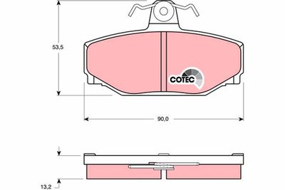 Pastiglie freno posteriore Volvo 760 1987 1990