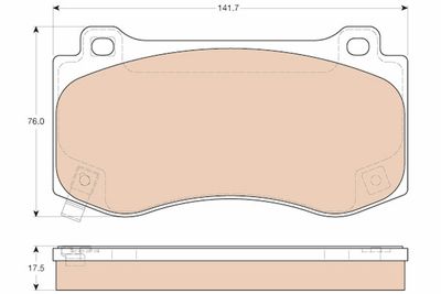 Pastiglie freno anteriore Jeep (Chrysler) grand cherokee 01/06-12/10