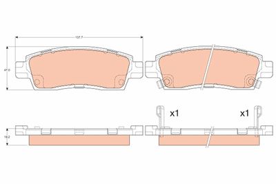 Pastiglie freno posteriore Chevrolet trailblazer