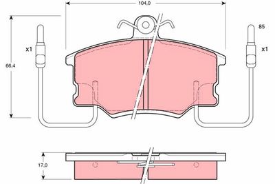Pastiglie freno anteriore Fiat croma 1987 1992