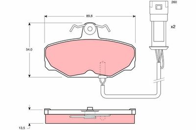 Pastiglie freno posteriore Ford scorpio I 1983 1989