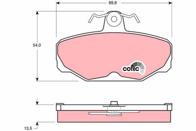 Pastiglie freno posteriore Ford sierra hatchback 1987 1993