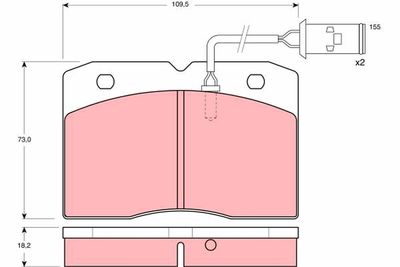 Pastiglie freno anteriore Iveco daily I 1990 1996