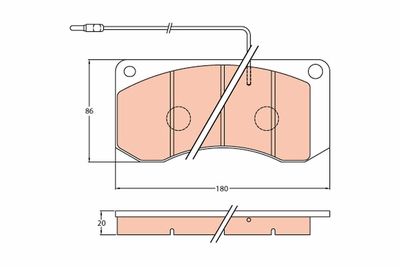 Patt. freno V.I. V.I. maxter g series t.t. (90->) m 150.09/c platform / chassis