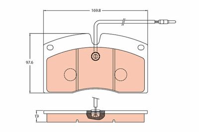 Patt. freno V.I. V.I. r series R312 t.t. (90->)