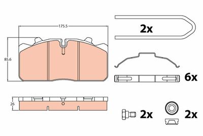Patt. freno V.I. V.I. lf 45 series (62,-12T) t.t (01->) 180.10/b platform / chassis
