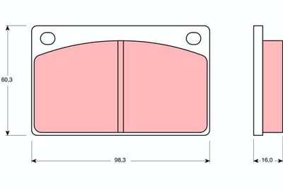 Pastiglie freno anteriore Volvo 260 1974 1980