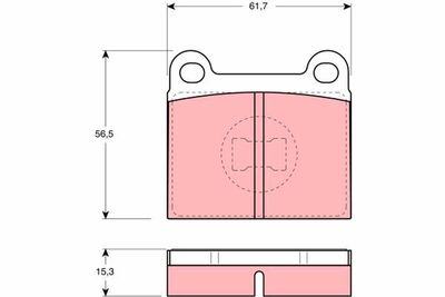 Pastiglie freno anteriore Volkswagen Polo saloon 1985 1986