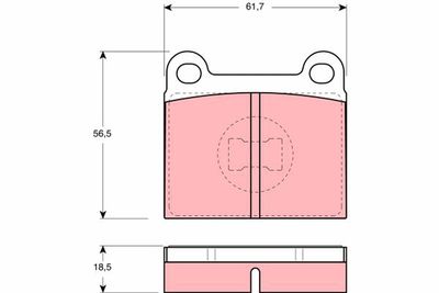 Pastiglie freno anteriore Volkswagen Golf I 1981 1983