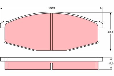 Pastiglie freno anteriore 280 zx,zxt 1983 1984