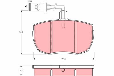 Pastiglie freno anteriore Iveco daily I 1990 1996