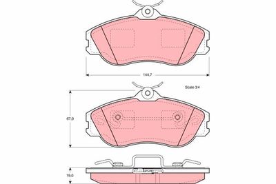 Pastiglie freno anteriore Audi 80 1992 1994