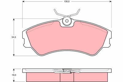 Pastiglie freno anteriore Volkswagen Transporter T4 bus 1996 2003