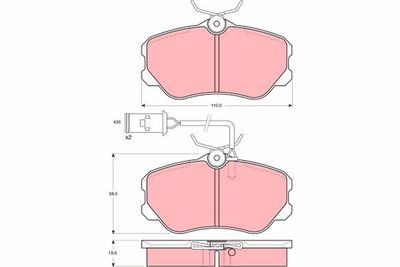 Pastiglie freno anteriore Alfa Romeo 164 1987 1998