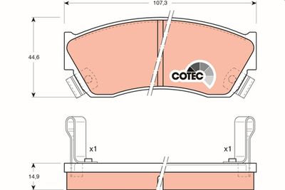 Pastiglie freno anteriore Suzuki alto III 1994 2002