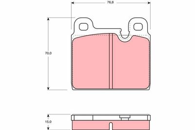 Pastiglie freno anteriore Porsche 911 1984 1987