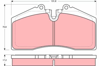 Pastiglie freno anteriore Porsche 911 1994 1995