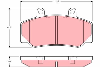 Pastiglie freno anteriore Volvo 740 1989 1991