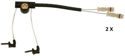 Contatto segnalazione usura past. freno/mat. d'attrito posteriore Mercedes 230g 02/80 07/93