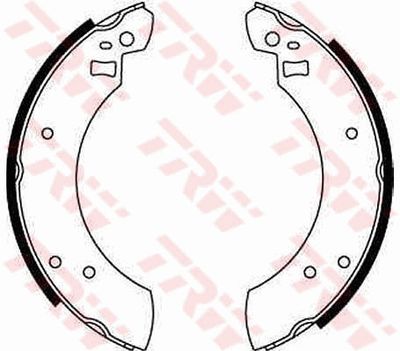 Ganascia freno posteriore Ford escort II 1975 1977