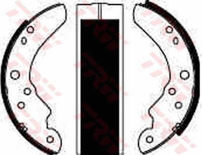Ganascia freno posteriore Ford Transit bus 1977 1986