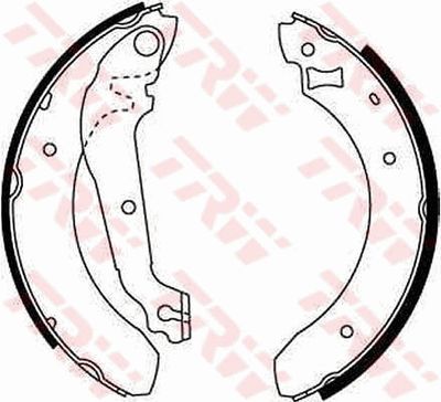 Ganascia freno posteriore Ford sierra SW 1986 1988