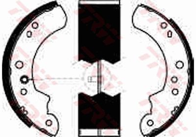 Ganascia freno posteriore Ford p 100 II 1987 ->