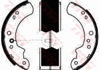 Ganascia freno posteriore Ford Transit flatbed / chassis 1978 1988
