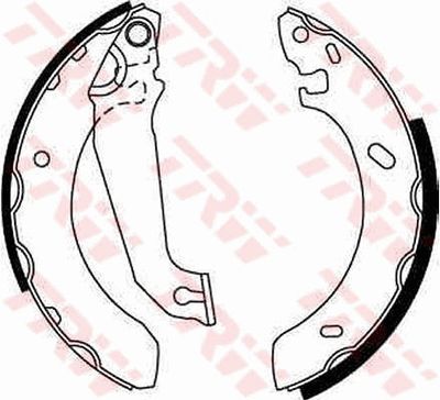 Ganascia freno posteriore Ford orion III 1990 1992