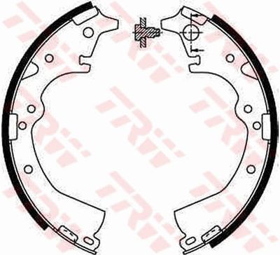 Ganascia freno posteriore Toyota hiace II bus 1987 1989