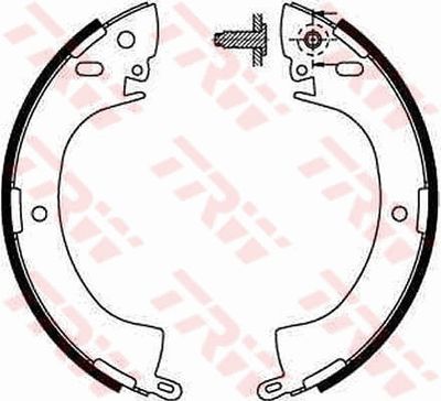Ganascia freno posteriore Mitsubishi pajero II 1990 1995