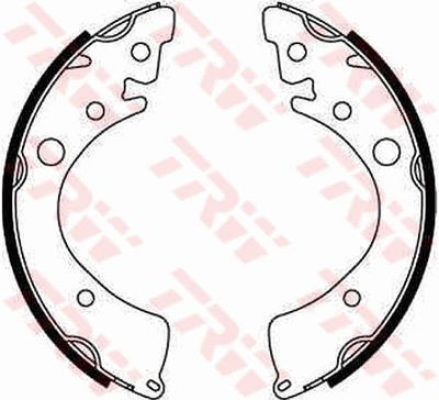 Ganascia freno posteriore Honda civic II estate 1988 1992