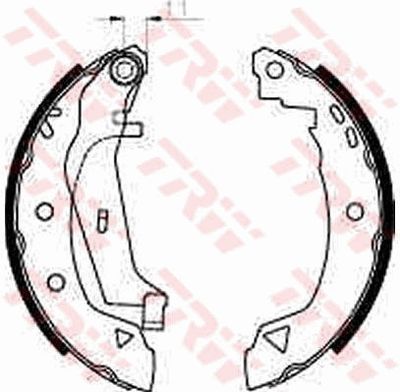 Ganascia freno posteriore Alfa Romeo 33/station wagon 1990 1994