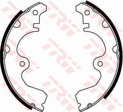 Ganascia freno posteriore Toyota starlet 1986 1989