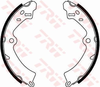 Ganascia freno posteriore Suzuki sj 413 1986 1990
